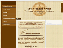 Tablet Screenshot of medalliongrouprealestate.com